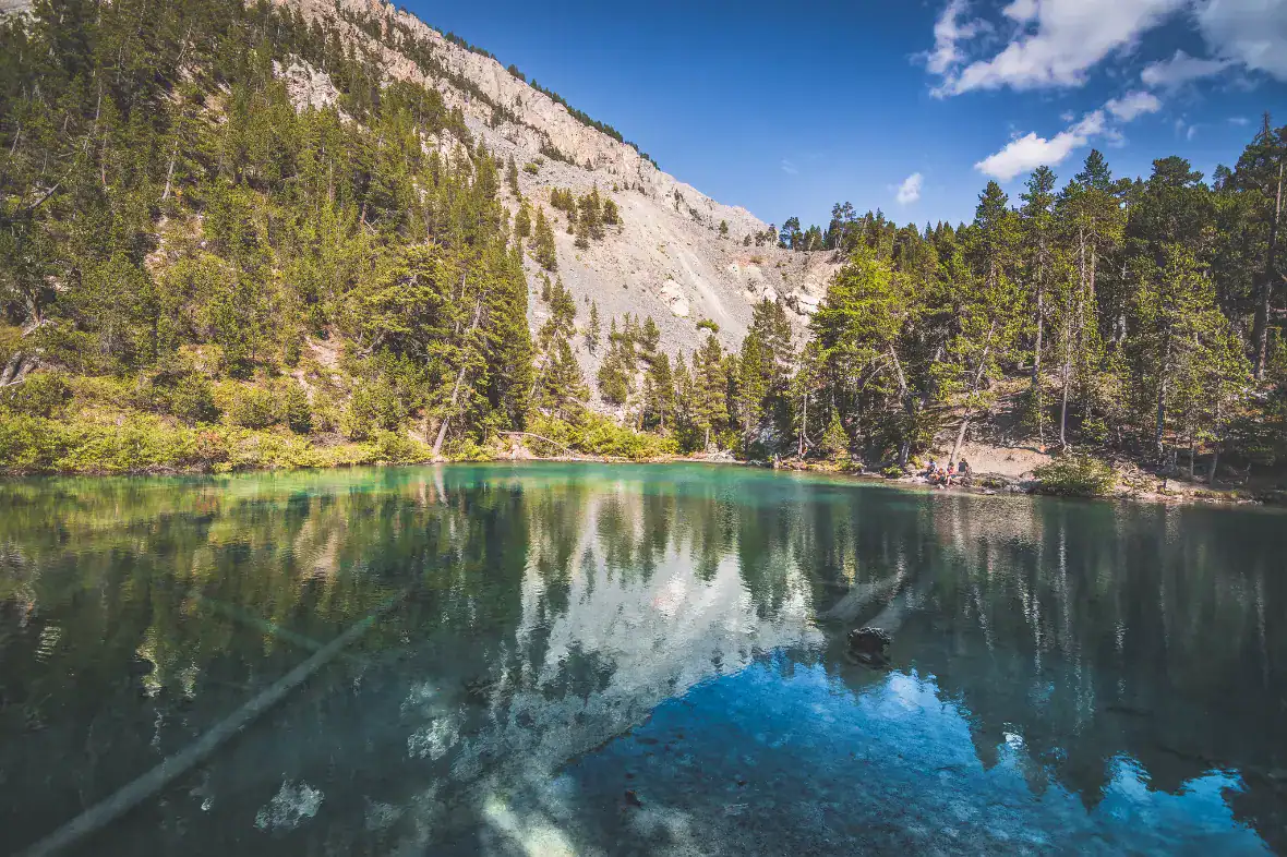 Lago Verde Bardonecchia Valle Stretta vista panoramica
